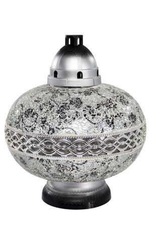 Stříbrný kahanec na hrob Vitráž 35cm