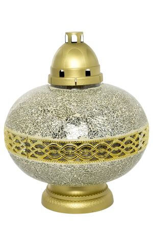 Zlatý kahanec na hrob Vitráž 35cm