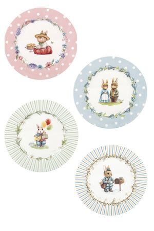 Velikonoční talíře 4 ks 19 cm
