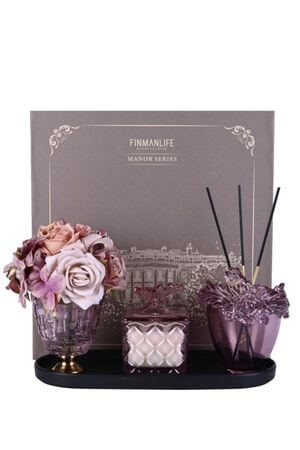 Luxusná darčeková sada ružová 30cm