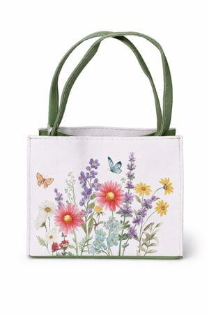Ajándéktáska Mező mintával, 16 cm
