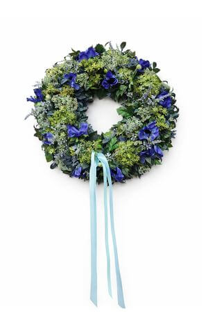 Věnec Modranka 42 cm