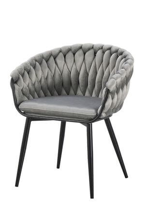 Szürke LUX étkezőszék 80 cm