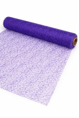 Lila pókhálós organza 