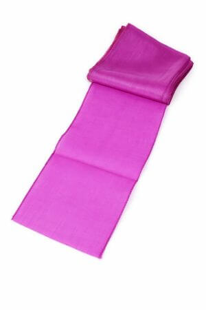 Ciklámen átlátszó organza 22cm 6db 