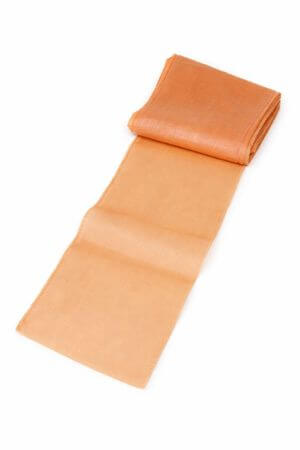 Barack színű átlátszó organza 22cm 6db 