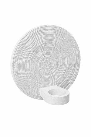 Krémszínű felfüggeszthető homokos gyertyatartó 