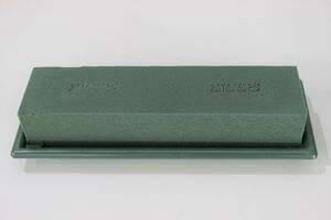 Zelený tác s florexem 23cm