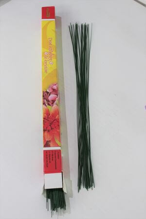 Zelené sekané dráty 40cm