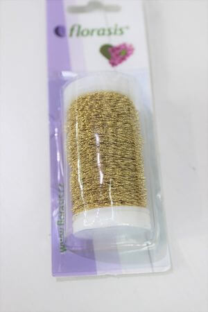Arany dekoratív drót 50g 0,3mm