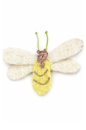 Závesná jarná dekorácia Čmeliak 16cm