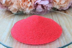 Piros díszhomok 1kg