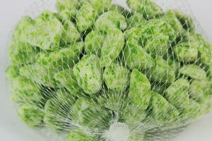 Kis zöld dekorációs kövek 0,7kg