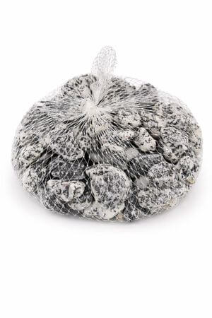 Čierne malé dekoračné kamene 0,7kg