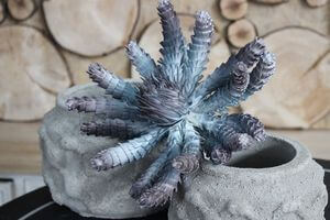 Starofialový umelý exotický kvet 75cm