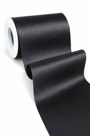 Čierna saténová stuha 12cm