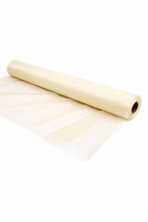 Krémszínű organza anyag 48cm
