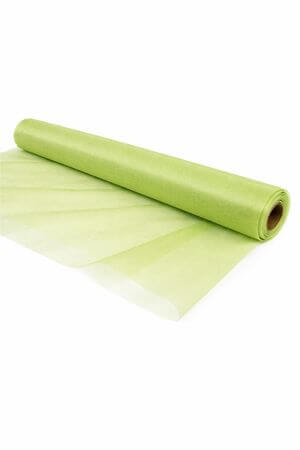 Zöld organza anyag 48cm