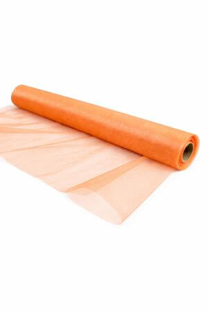 Narancssárga organza anyag 48cm