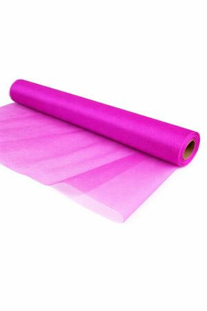 Ciklámen organza anyag 48cm