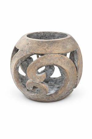 Antik arany mintás lámpás 21cm