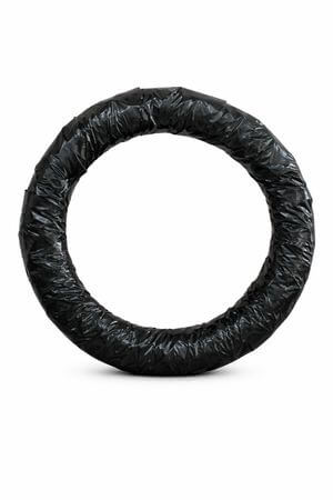 Szalmakoszorú 60cm csomagolva