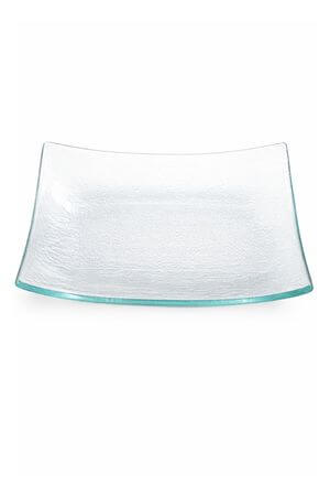 Skleněný tác obdélník 26cm