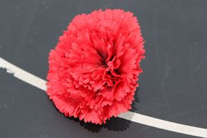 Piros mű szegfű 12db 8cm