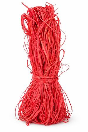 Oranžová rafie na aranžování 160cm