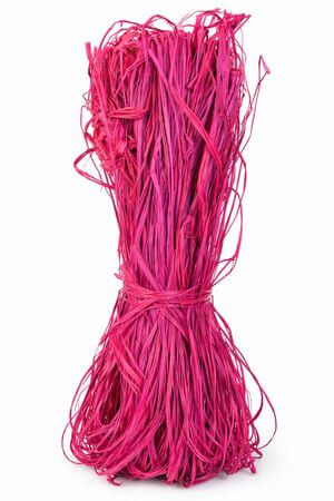 Sötét rózsaszín rafia - dekorálásra 160cm