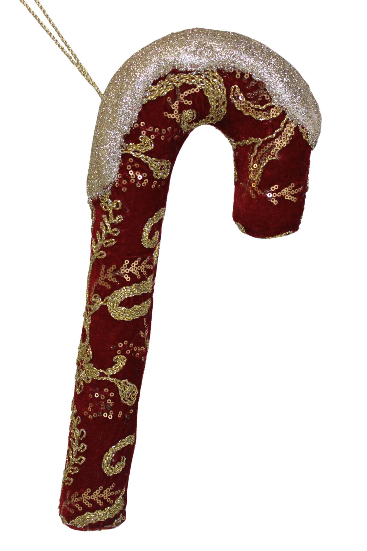 Luxusné červené vianočné lízatko 36cm