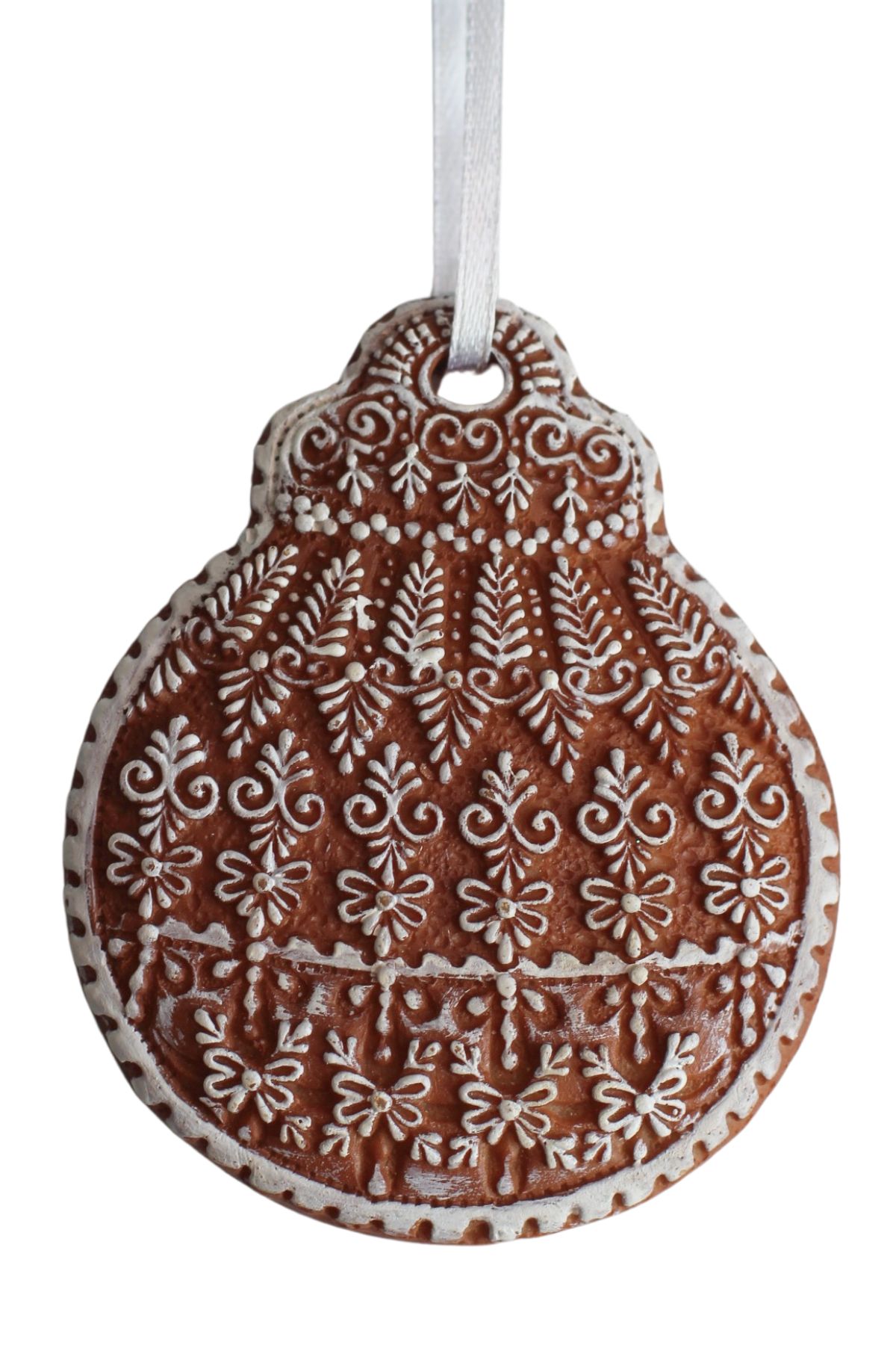 Perníková ozdoba vianočná guľa 10cm