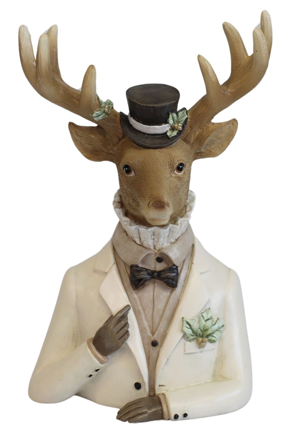 Krémový jelen Elegance 23cm