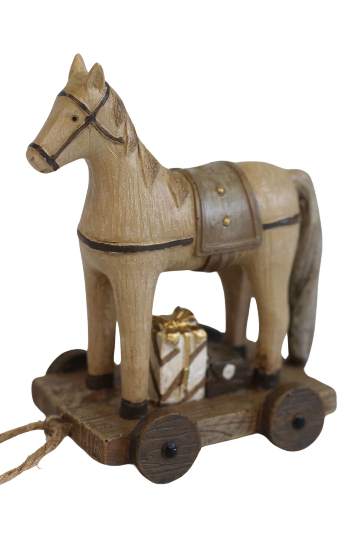 Natur vánoční dekorace Koník 11cm