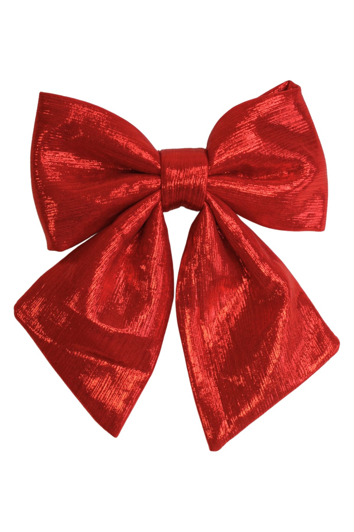 Piros dekoratív masni 16cm