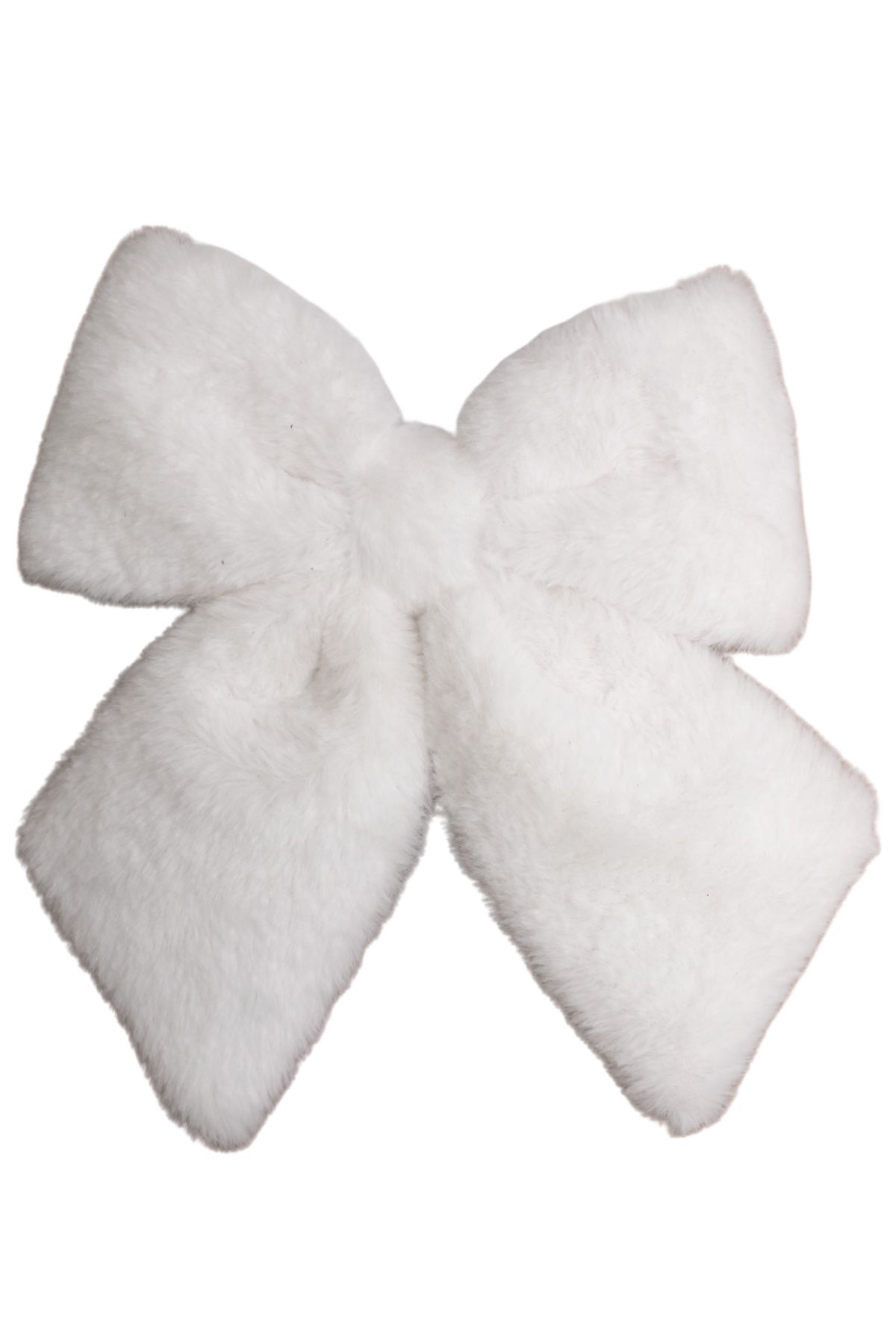 Fehér dekoratív masni 22cm