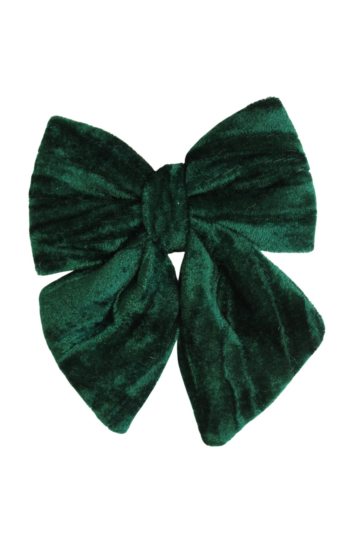 Zöld bársony masni 13cm