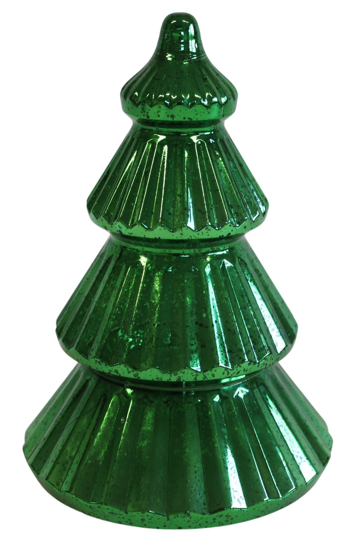 Zöld illatos gyertya karácsonyfa 20cm