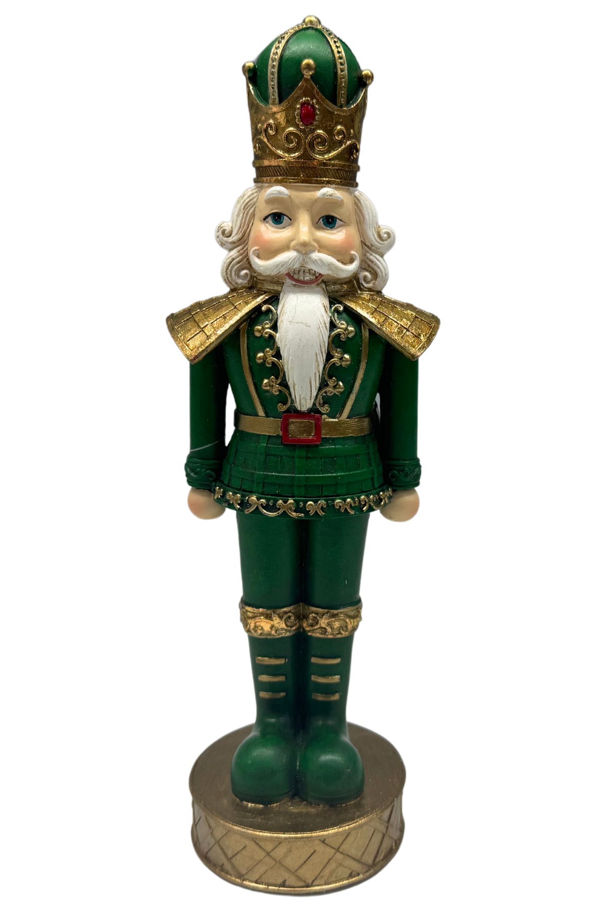 Zelený vánoční louskáček 24cm