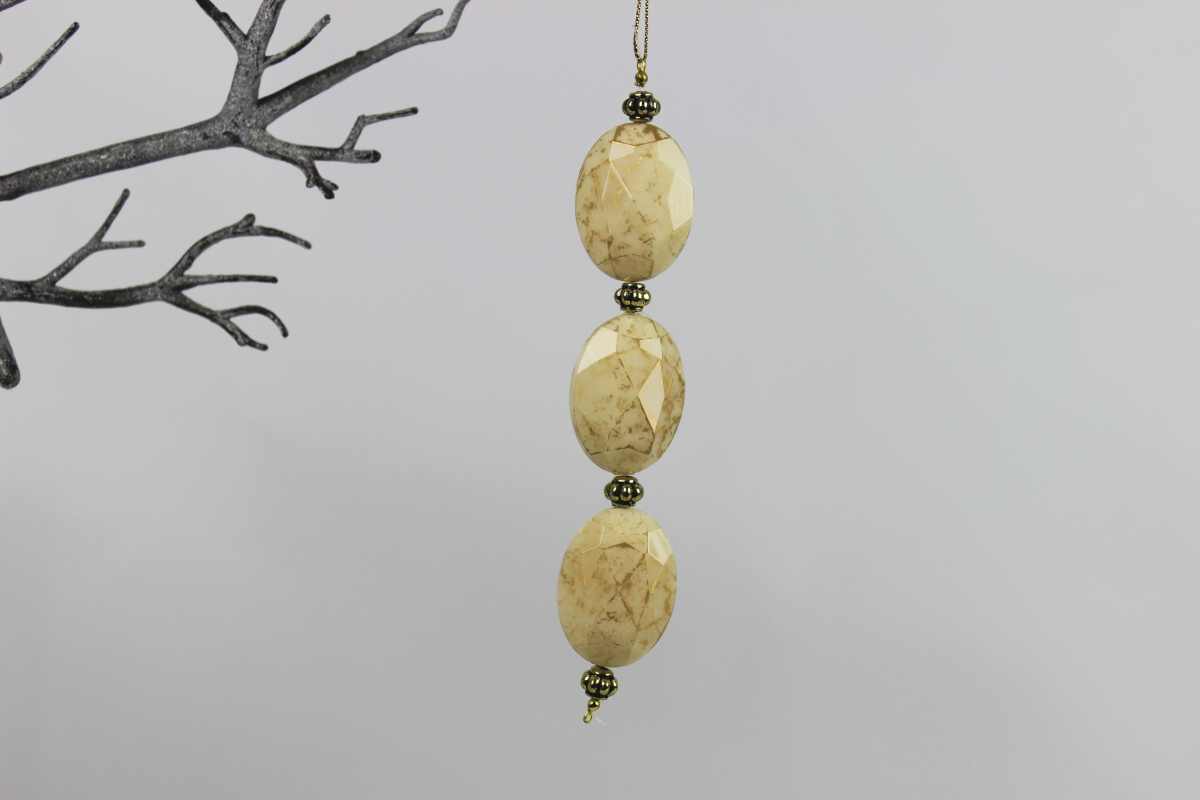 Függő dísz ovális 16cm