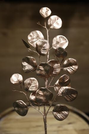 Rose gold mű eukaliptusz 64cm