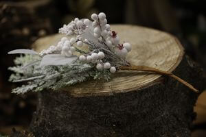 Fehér fagyos mű betűző 35cm