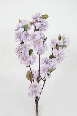 Lila mű cseresznye ág 90cm