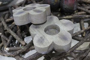 Svietnik na čajovú sviečku Kvet