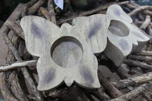 Svietnik na čajovú sviečku Motýľ