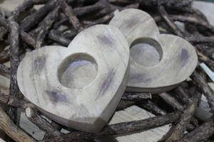 Svietnik na čajovú sviečku Srdce