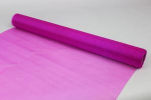 Cyklámenová hladká organza