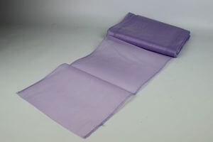 Lila átlátszó organza 22cm 6db 