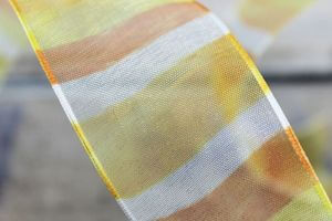 Tříbarevná pruhovaná stuha 3,5 cm x 10 m