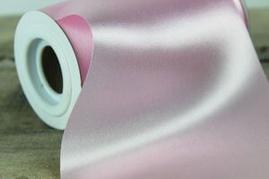 Ružová saténová stuha 48cm x 10m